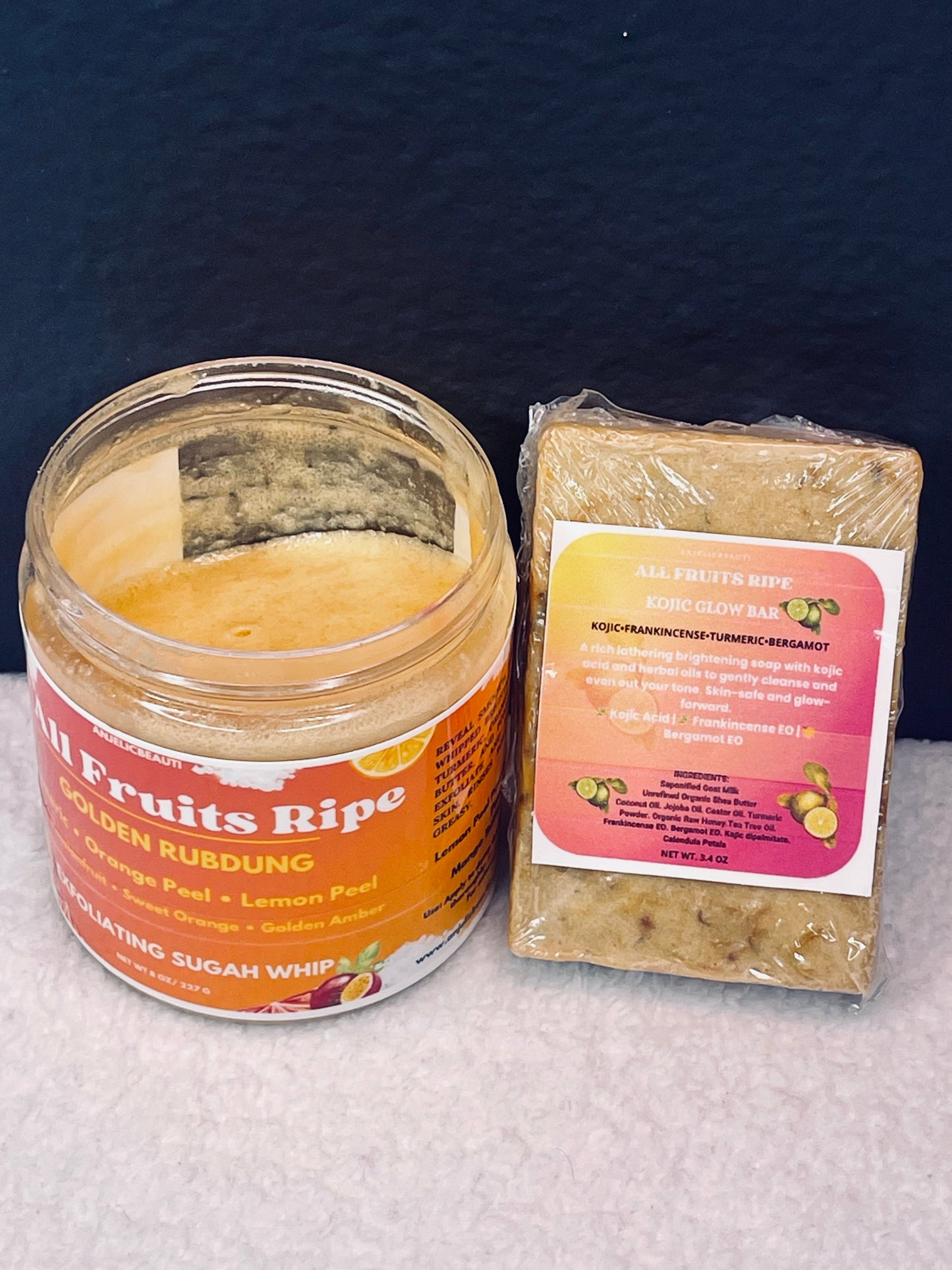 All Fruits Ripe – Golden Rubdung Exfoliating Sugah Whip